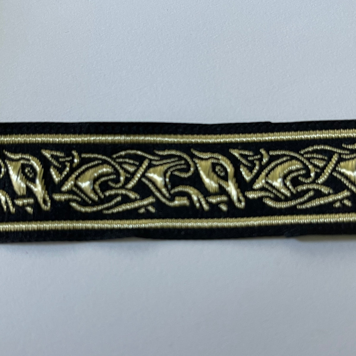 Narrow Celtic Running Dog Fabric SCA Sewing Trim - 1 inch wide