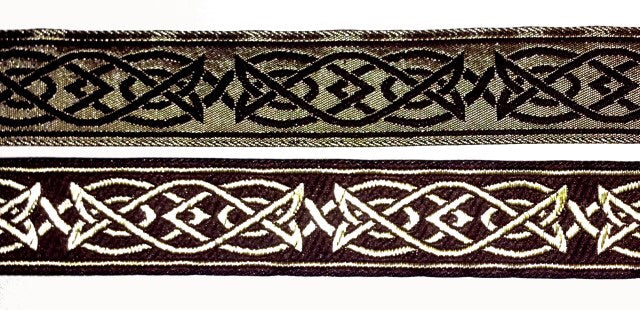 Jacquard Fabric Sewing Trims for Costuming and Crafts – Celtic Trims